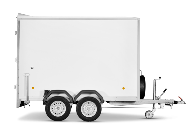Böckmann Kofferanhänger Tieflader Tandem KT 3015/27 H.
