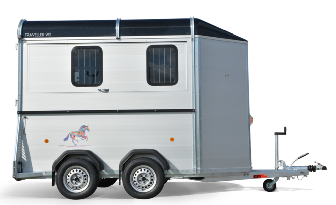 Der Pferdeanhänger Traveller W2 Big SK von Böckmann.