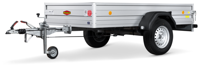 Der Böckmann Tieflader Einachser TL-AL 2513/135.