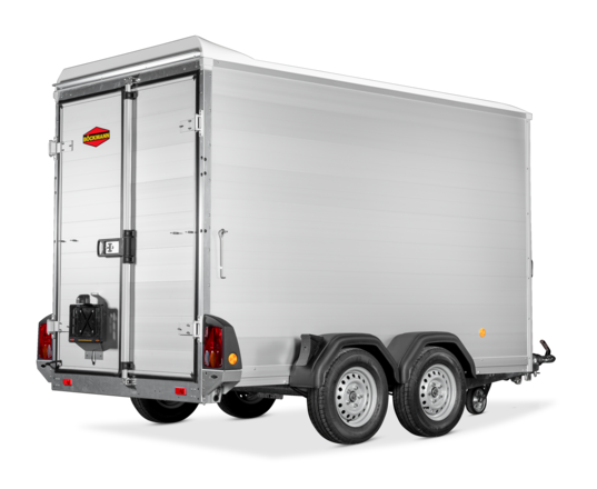 Böckmann Kofferanhänger Tieflader Einachser KT-AL 3015/20 M F.