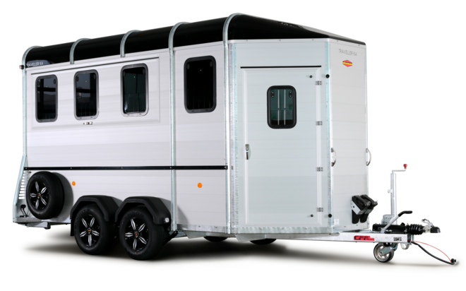 Der Pferdeanhänger Traveller K4 Big SK von Böckmann.