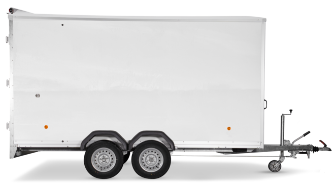 Böckmann Kofferanhänger Tieflader mit Sandwichbordwänden KT-SW 4018/27 H