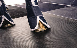 Verschleißmatte für Vorderbeine für die Böckmann Pferdeanhänger.