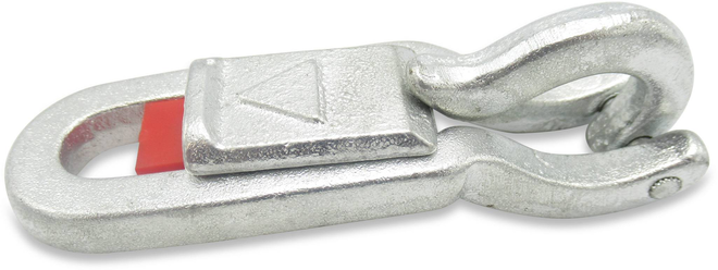 Panikhaken für Böckmann Pferdeanhänger: Einfach zu bedienen, mit federbelastetem Clip für schnelle und sichere Entriegelung.