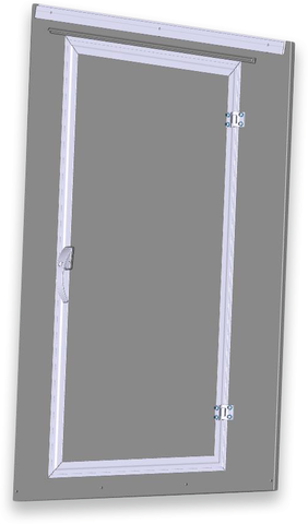 Schraege mit Einstigstuer von Boeckmann
Schräge mit Einstigstür von Böckmann