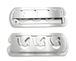 Sidewall bracket for butt bar, right side (galvanised)