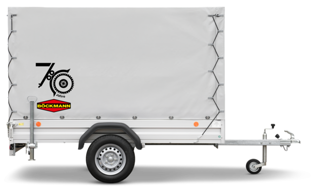 Tieflader Jubiläumsmodell zum 70 jährigen Jubiläum von Böckmann.