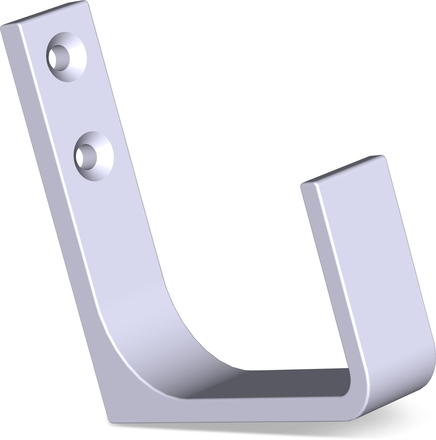 Haken zum Anschrauben für die Trense im Böckmann Pferdeanhänger – sorgt für ordentliche und griffbereite Aufbewahrung.