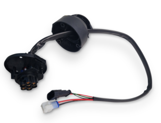 Anschlussdose für Kipperanhänger in schwarz von Böckmann.