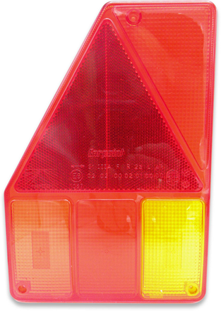 Lichtscheibe ohne Rückleuchte für Böckmann Anhänger – sichtbar bei Dunkelheit und schlechter Sicht im Straßenverkehr.