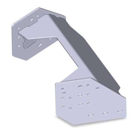 Stützradhalter für Baumaschinenanhänger von Böckmann