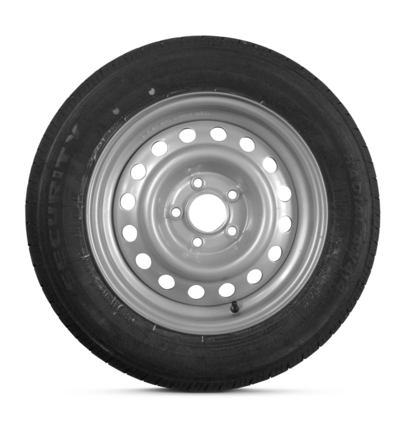 Ein Reifen mit einer 5-Loch Felge und einer Reifenbreite von 195mm und einen Tragfähigkeitsindex von 95N. 15".