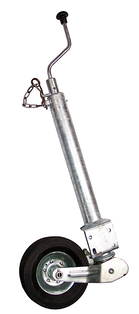 Automatik-Stützrad für Böckmann Anhänger: leichter manövrieren, sicher an- und abkuppeln, schützt den Kupplungskopf.