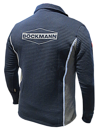Böckmann Kollektionsartikel Sweatjacke Herren in blau.