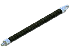 Boxstang Ø49 x 745 mm met gegroefde bout