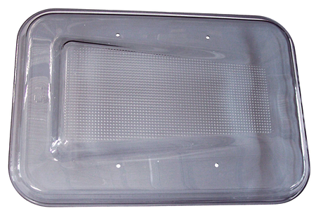 Seitliche Fensterscheibe oben im Pferdeanhänger – sorgt für zusätzliche Belüftung und verbessert das Klima für die Pferde.