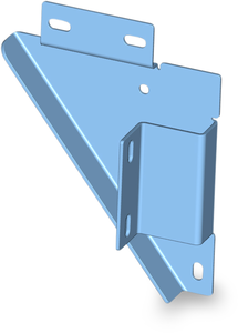 Support plate for A series, right