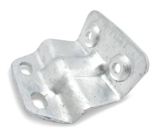 Innerer Holmbefestigungswinkel für Anhängerdeichseln zur Montage des Zugholms am Anhängerrahmen von Böckmann.