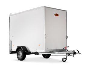 Böckmann Kofferanhänger Tieflader Einachser KT 3015/135 H.