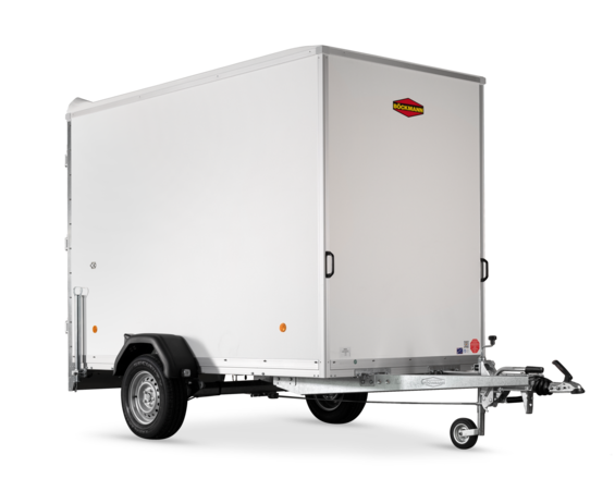 Böckmann Kofferanhänger Tieflader Einachser KT 3015/135 H.