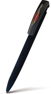 Schwarzer Kugelschreiber mit Böckmann Logo aus der Böckmann Kollektion.