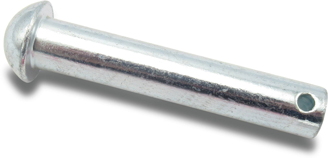 Bolzen, verzinkt mit Kopf und      1 Splintloch
Bolzen, verzinkt mit Kopf und     .1 Splintloch