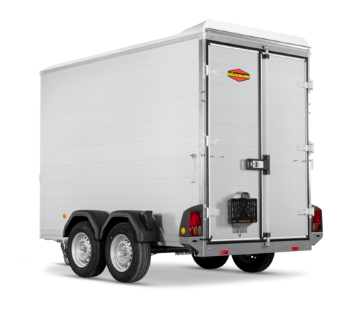 Böckmann Kofferanhänger Tieflader Tandem KT-AL 3015/27 H F.