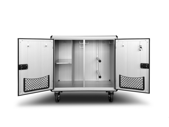 Böckmann Sattelschrank L aus Aluminium.