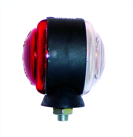 Positionsleuchte 2TJ001633-211 (72 mm) mit Sockel, Schluss- und Positionslicht ohne Leuchtmittel 
 – passend für Böckmann Anhänger.