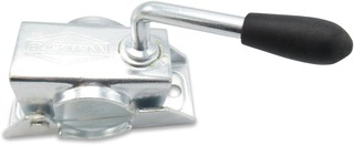 Halterung mit Boeckmann Raute fuer Stuetzraeder mit    48 mm
Halterung mit Böckmann Raute für Stützräder mit  Ø 48 mm