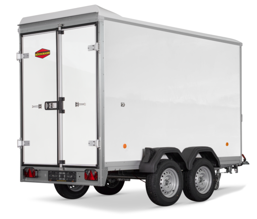 Böckmann Kofferanhänger Tieflader mit Sandwichbordwänden KT-SW 3015/27 M.