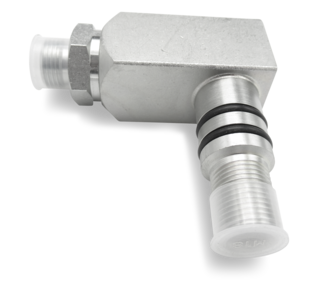 Absperrventil 90 Grad für Hydraulik.