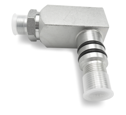 Absperrventil 90 Grad für Hydraulik.