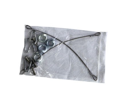 Halteseile inkl. Montagematerial zur Sicherung der Hinterklappe, für Böckmann Kastenanhänger.