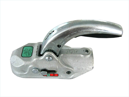 Robuste Knott K20 Ø45 mm Kugelkupplung, abschließbar – sorgt für sichere Verbindung und optimale Nutzung des Böckmann Anhängers.