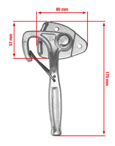 Angle lever lock left size 0