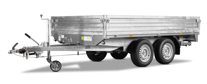 Hochlader von Böckmann in Ausführung mit Aluminium Bordwände.