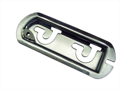 Boxenstangenträger  – Teil des MSS, sichere Außenentriegelung, höhenverstellbar für Böckmann Pferdeanhänger.