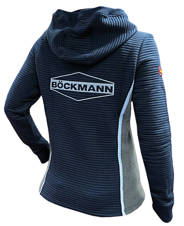 Böckmann Kollektionsartikel Sweatjacke Damen in blau.