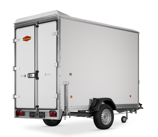 Böckmann Kofferanhänger Tieflader Einachser KT 3015/135 H.