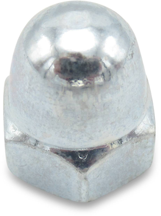 Sechskant-Hutmutter M8 DIN 1587  A2