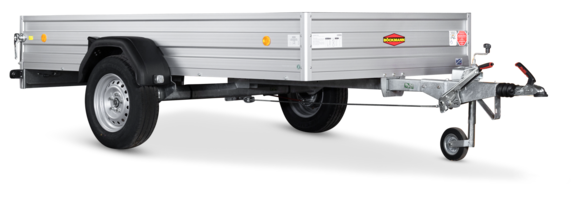 Der Böckmann Tieflader Einachser TL-AL 3015/135.