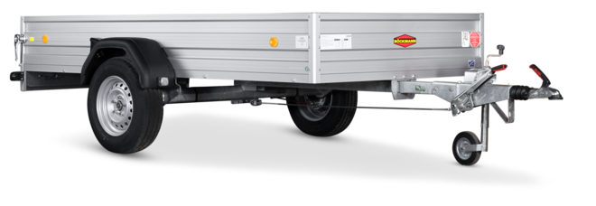 Der Böckmann Tieflader Einachser TL-AL 3015/135.