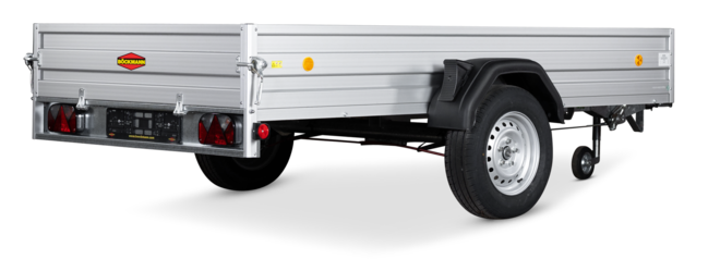 Der Böckmann Tieflader Einachser TL-AL 3015/135.