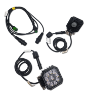 Rückfahrscheinwerfer WorkFAB I mit Schalter und 10 LED. Gesamtlänge 1500 mm von Böckmann