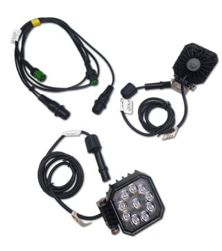 Rückfahrscheinwerfer WorkFAB I mit Schalter und 10 LED. Gesamtlänge 1500 mm von Böckmann