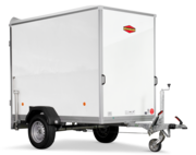 Böckmann Kofferanhänger Tieflader mit Sandwichbordwänden KT-SW 2513/135 M.