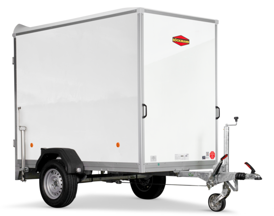 Böckmann Kofferanhänger Tieflader mit Sandwichbordwänden KT-SW 2513/135 M.