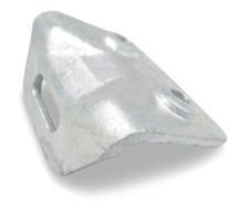 Holmbefestigungswinkel für Anhängerdeichseln zur Montage des Zugholms am Anhängerrahmen von Böckmann.