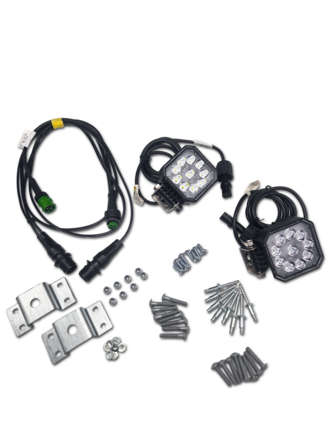 Beleuchtungsset für Umfeldbeleuchtung WorkFAB1 mit Halterung zum Nachrüsten an Ihrem Anhänger von Böckmann.